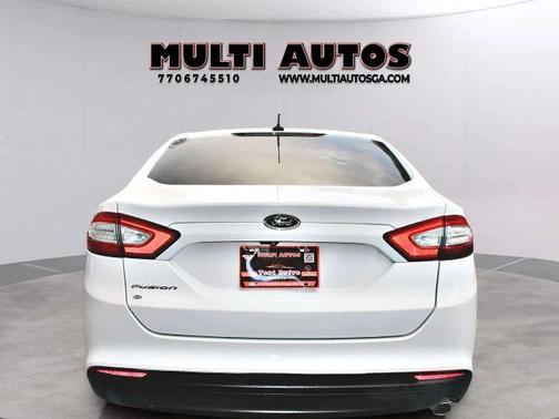 White 2015 Ford Fusion S