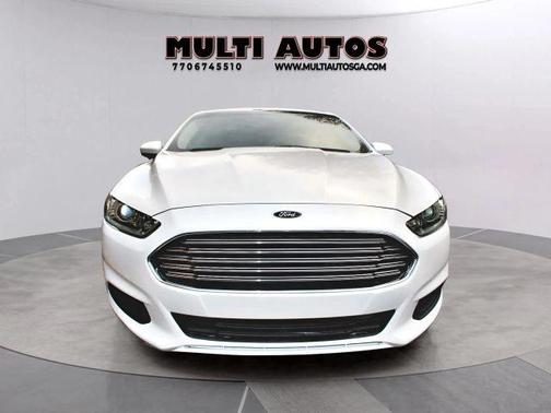 White 2015 Ford Fusion S
