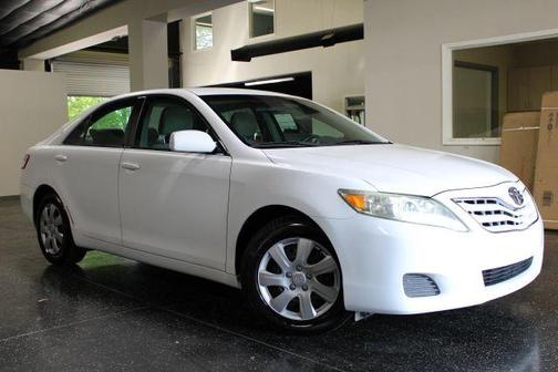 White 2010 Toyota Camry LE