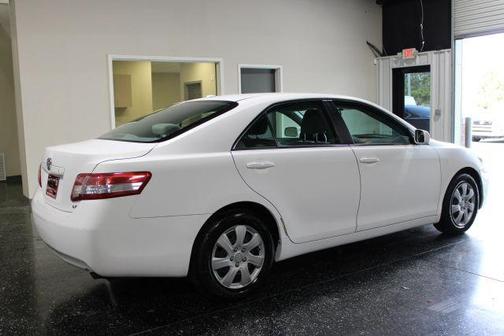 White 2010 Toyota Camry LE