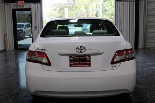 White 2010 Toyota Camry LE