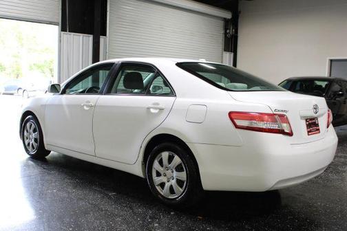 White 2010 Toyota Camry LE