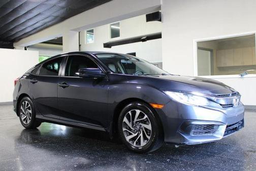 Black 2018 Honda Civic EX