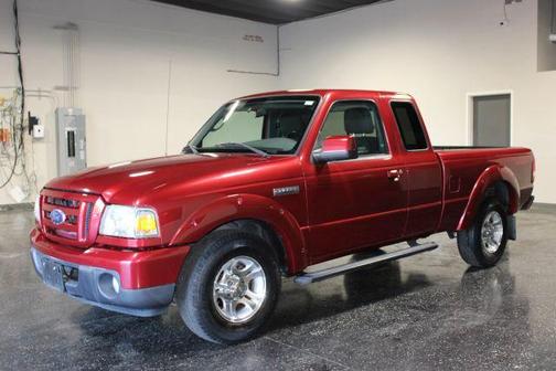 Red 2010 Ford Ranger Sport