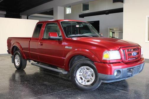 Red 2010 Ford Ranger Sport