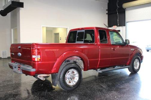 Red 2010 Ford Ranger Sport