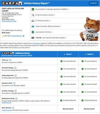 2020 Cadillac Escalade Luxury