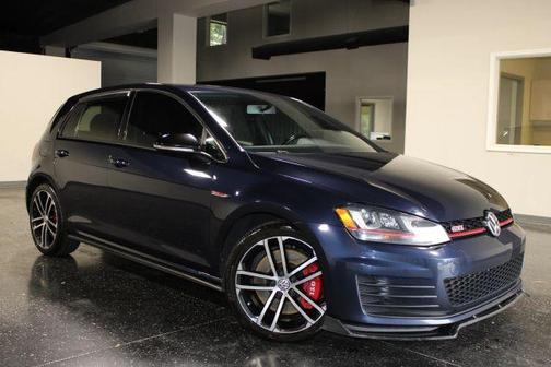Night Blue Metallic 2017 Volkswagen Golf GTI Sport 4-Door