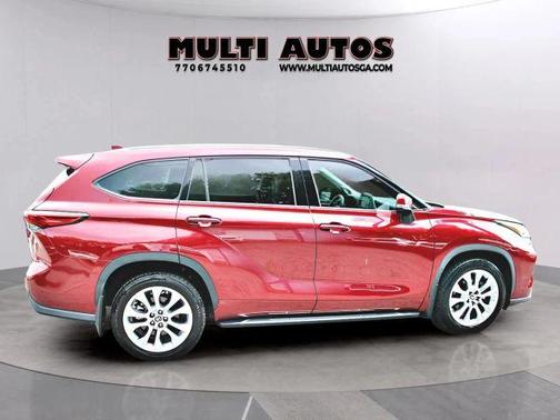 Red 2020 Toyota Highlander Limited