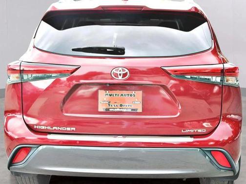 Red 2020 Toyota Highlander Limited