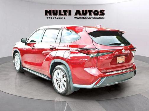 Red 2020 Toyota Highlander Limited