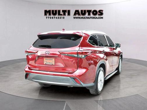 Red 2020 Toyota Highlander Limited
