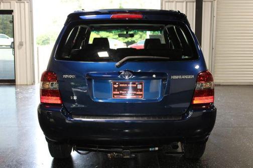 Blue 2007 Toyota Highlander Sport