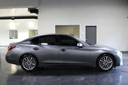 Gray 2021 INFINITI Q50 3.0t LUXE