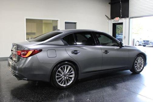 Gray 2021 INFINITI Q50 3.0t LUXE