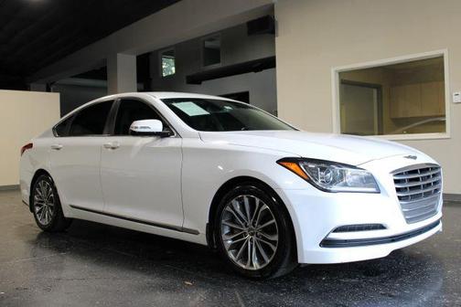Casablanca White 2016 Hyundai Genesis 3.8
