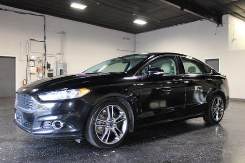 Black 2016 Ford Fusion Titanium