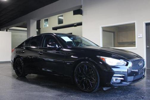 Black 2017 INFINITI Q50 3.0T Premium