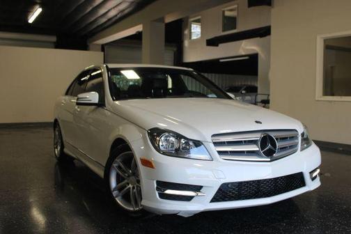 White 2012 Mercedes-Benz C-Class C 250 Sport