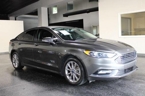 Gray 2017 Ford Fusion Energi Titanium