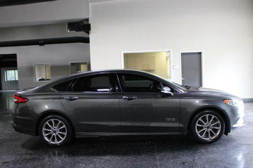 Gray 2017 Ford Fusion Energi Titanium