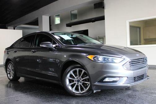 Gray 2017 Ford Fusion Energi Titanium