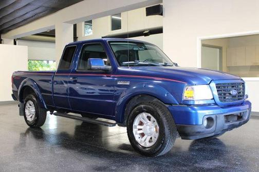Blue 2008 Ford Ranger Sport