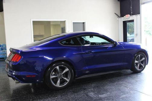 Blue 2015 Ford Mustang V6