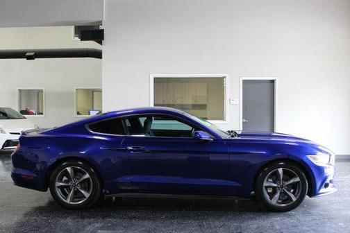 Blue 2015 Ford Mustang V6