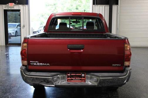 Red 2005 Toyota Tacoma Access Cab