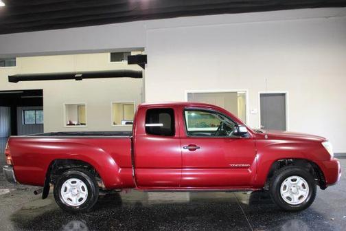 Red 2005 Toyota Tacoma Access Cab