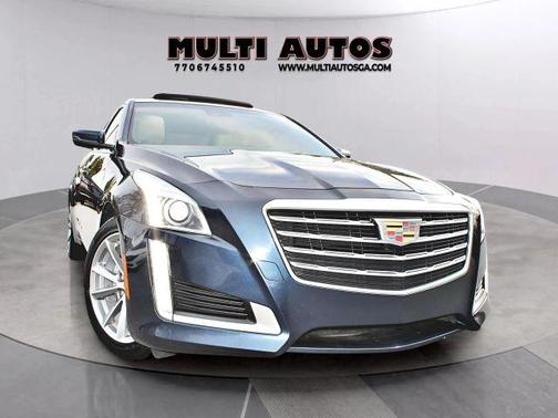 Blue 2017 Cadillac CTS 3.6L Luxury