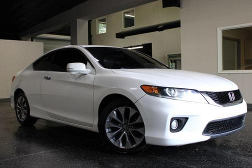 White 2015 Honda Accord EX-L