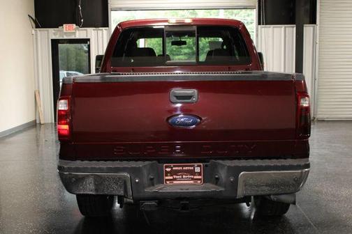Burgundy 2008 Ford F-250 Lariat