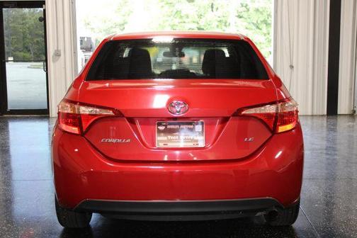 Red 2017 Toyota Corolla LE