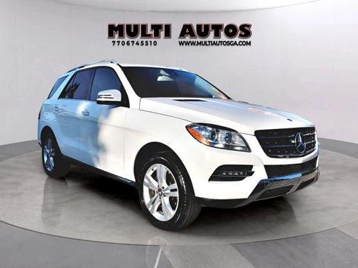 White 2015 Mercedes-Benz M-Class ML 350