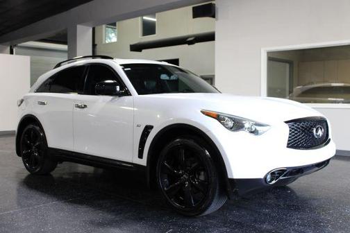 Moonlight White 2015 INFINITI QX70 Base