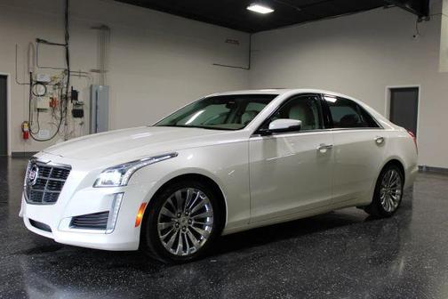 White 2014 Cadillac CTS 3.6L Luxury