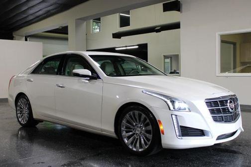 White 2014 Cadillac CTS 3.6L Luxury
