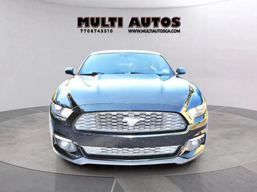 Black 2016 Ford Mustang EcoBoost