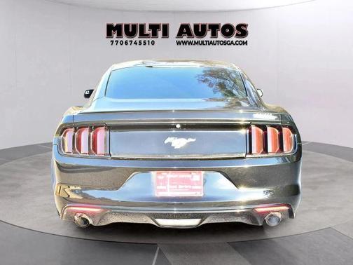 Black 2016 Ford Mustang EcoBoost