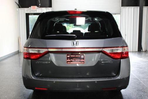 Gray 2012 Honda Odyssey Touring Elite