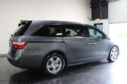 Gray 2012 Honda Odyssey Touring Elite