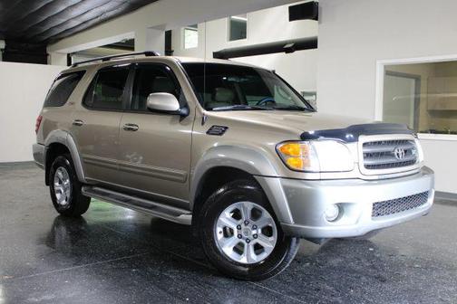 Beige 2002 Toyota Sequoia SR5
