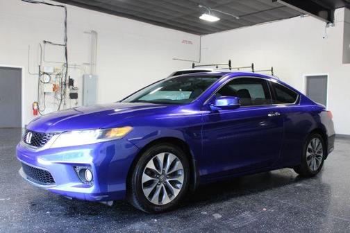Blue 2013 Honda Accord EX-L