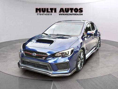 Lapis Blue Pearl 2019 Subaru WRX STI Limited w/ Wing