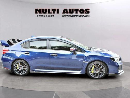 Lapis Blue Pearl 2019 Subaru WRX STI Limited w/ Wing