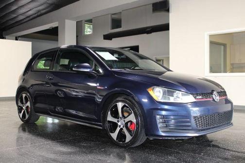 Blue 2015 Volkswagen Golf GTI SE