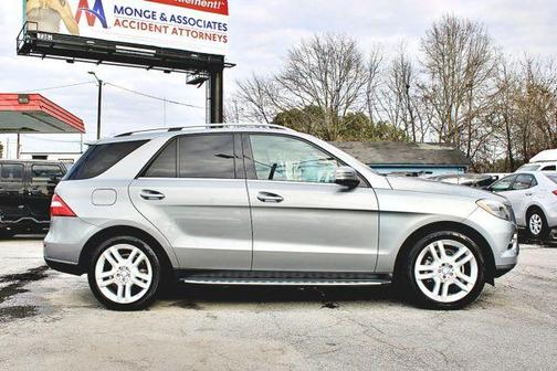 Silver 2014 Mercedes-Benz M-Class ML 350 4MATIC