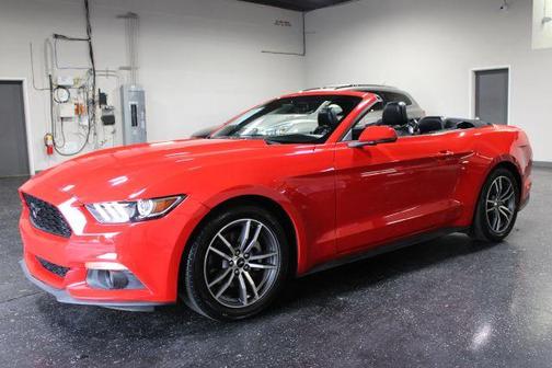Red 2015 Ford Mustang EcoBoost Premium